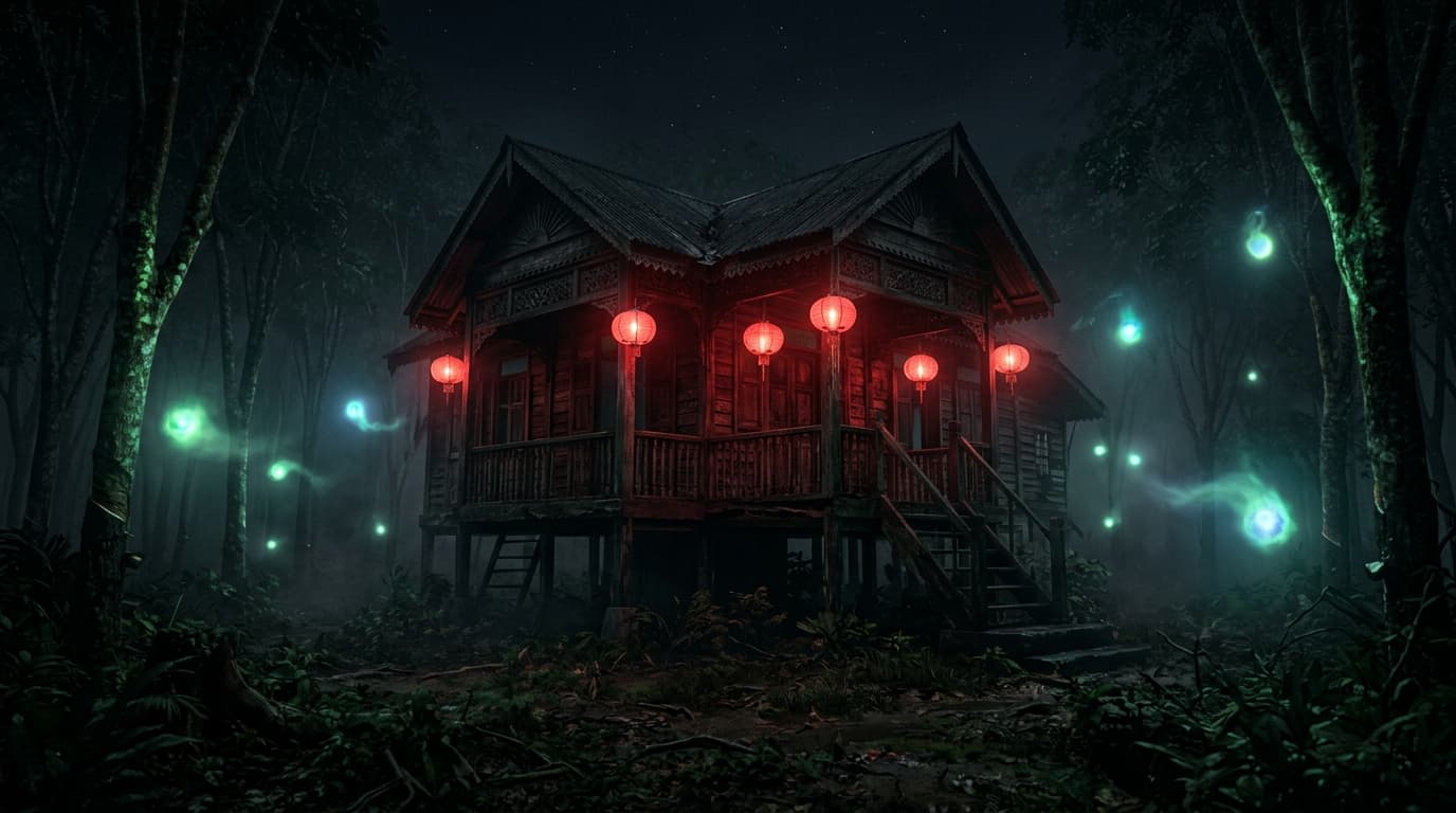 Rumah Pusaka Tok Bomoh - The Shaman's Ancestral Stilt Manor